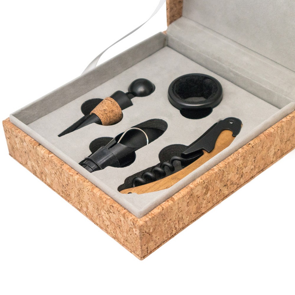 Vin Bouquet  Комплект аксесоари за вино корк - 4 части